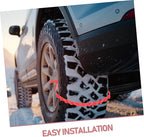 20Pcs Durable Car Snow Chains Skid Zip Tie Traction Devices for Trucks Electric Vehicles Cars Easy Installation Wide Fit for 