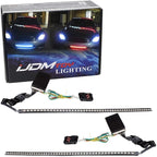 iJDMTOY 20 inches 48-LED RGB 7-Color LED Knight Rider Scanner Lighting Bars Compatible with Car Truck SUV Interior or Exterior Decoration