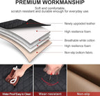 1 Pack Leather Front Car Seat Cover Bottom Car Seat, Anti-Slip and Full Wrap Driver Car Seat Protectors, Luxury Waterproof Bo
