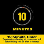 Stanley J7CS 700 Peak Amp Automotive Jump Starter, Portable Power - Triple 15W USB Ports, 120 PSI Air Compressor