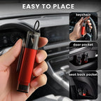 4PCS Window Breaker Seatbelt Cutter Car Safety Hammer, 2-in-1 Glass Breaker and Seat Belt Cutter with Test Glass, Underwater 