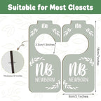 Wooden Baby Closet Dividers for Baby Clothes Organizer,Colorful Baby Closet Organizer For Nursery Decor,Baby Clothes Dividers