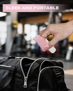APPS2Car Gym Magnetic Phone Holder, 360 Adjustable, Compatible with 4.7-6.5" Smartphones, Alloy Base and Joint, Gym Accessories for Women, Pink