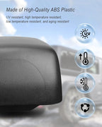 Right Mirror Cover Cap Trim Fit for Jeep Wrangler JL 2018-2023 Replace 68361960AA, Side Door Rearview Mirror Cover