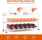 Expandable Shoe Rack for Closet Adjustable Metal Shoe Rack for Entryway 18.5"-33" Free Standing Shoe Organizer 12 Pairs with 