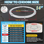Lazy Susan Hardware,14 inch Heavy Duty Lazy Susan Bearing Kit,Rotating Serving Turntable for Aluminium Alloy Turntable Bearin