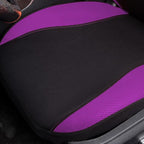 Flying Banner Butterfly car seat Covers ful Set Fashion Universal Lady Woman Female Rear Bench Split Colorized (Full Set, Pur