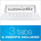 Pendaflex Portable File Box, Frosted White, Hinged Lid with Double Latch Closure(41745AMZ)