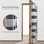 Univivi Over The Door Organizer, 6 Tiers Behind Door Storage with Clear Deep Pockets Hanging Organizer for Closet, Bedroom, N