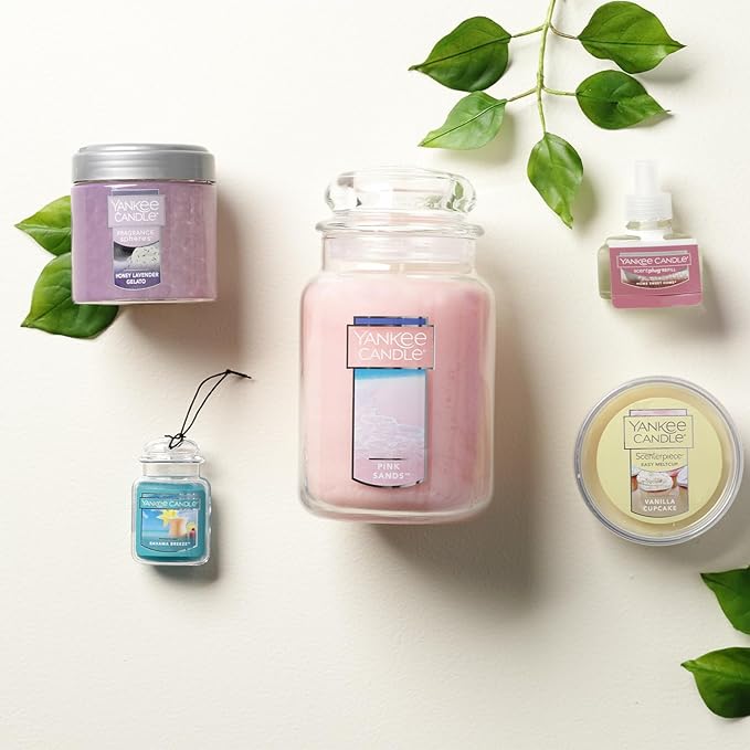 Yankee Candle Car Air Fresheners, Hanging Car Jar Ultimate, Neutralizes Odors Up To 30 Days, Bahama Breeze, 0.96 OZ (Pack of 