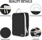 6 Set Compression Packing Cubes, Suitcase Organizer, Lightweight Travel Essentials, Compression Bags For Travel Accessories L