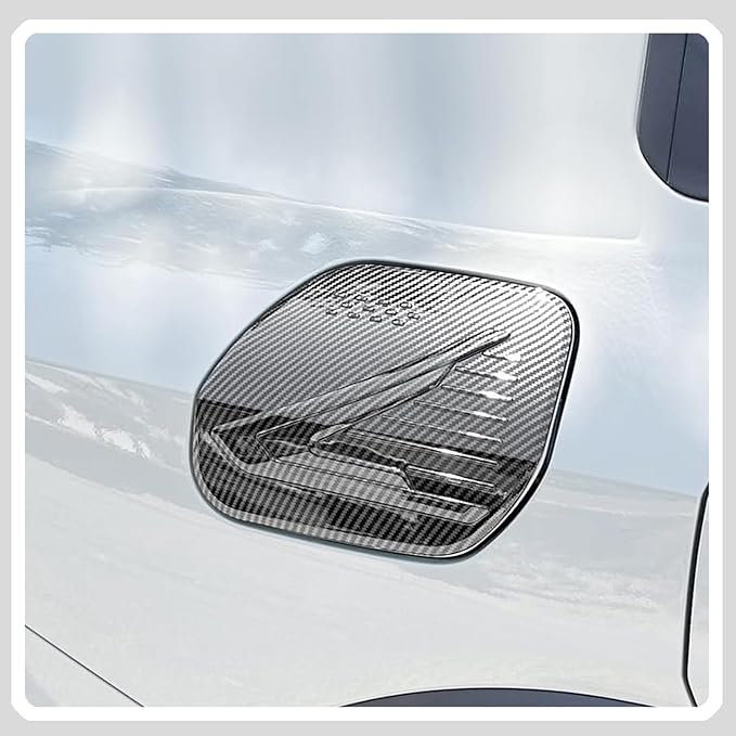Fuel Tank Cap cover, For KIA K4 2024 2025 2026, Car Fuel Tank Cap Decoration Accessories - Carbon Fiber