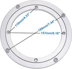 Aluminum Heavy Duty Lazy Susan Rotating Turntable Bearing Swivel Plate Hardware for Dining-Table (8 inch)
