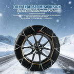 Snow Chains For Car Tires，Zip Tie Tire Chains，Easy To Install Without Tools, Suitable For Suvs, Pickup Trucks, And Light Vehi