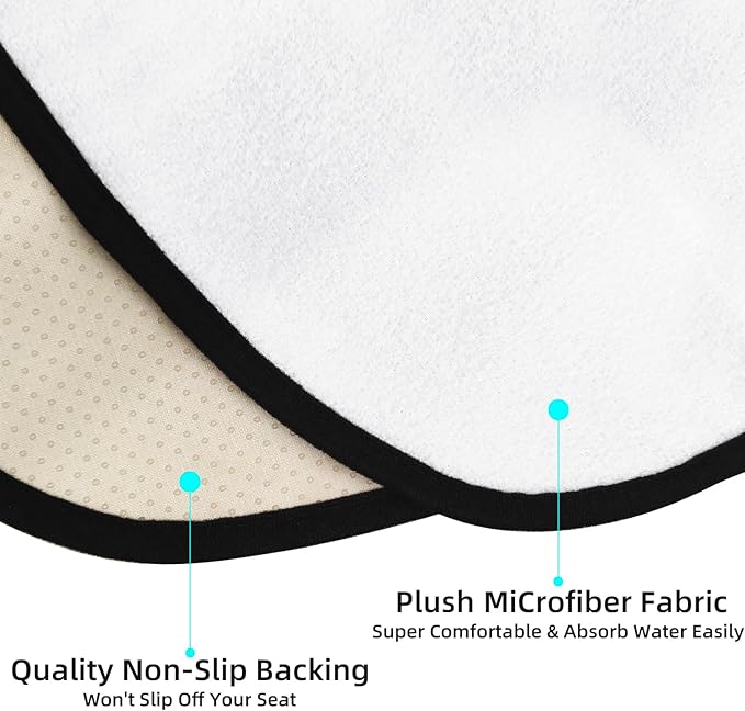 Waterproof Sweating Car Seat Cover for Post Gym Workout, Running, Swimming, Beach and Hiking, Universal Fit Non-Slip Bucket S