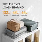 ANTBOX Portable Wardrobe Closet Storage Organizer for Clothes,Suitable for Living Room, Bedroom,Plastic Wardrobe with Magneti