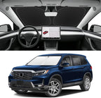 Custom Fit Windshield Sun Shade for Honda Passport 2019-2025, Blocks UV & Heat, Front Window Sunshade Accessorie, Easy Fold & Store Keep Your Car Cooler