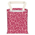 Car Garbage Can, Seat Back Hanging Cute Car Trash Can Bag, Car Organizer and Storage Bag for Travelling, Outdoor Cute Pink Leopard
