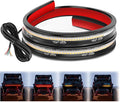 Nilight 30 Inch UTV Tailgate Light Strip 204 LED Red Running Brake Amber Turn Signals Lights Compatible with Polaris RZR Kawasaki Pioneer Can Am Golf Cart Off-Road Truck Trailer