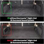 LASFIT Floor Mats & Cargo Mat with Seatback for Mercedes Benz GLS 2020-2026 (Fit 6 Seats), All Weather TPE Floor Liners Custom Fit GLS 2020-2026 Car Mats, 3 Rows & Cargo Liner with Backrest