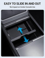 Motrobe 4PCS 2026 Center Console Organizer Tray for Tesla Model Y Juniper (Only Premium & Performance 2025/2026) Model 3 Highland (Standard, Premium & Performance 2024/25/26) Accessories