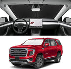 Custom Fit Windshield Sun Shade for GMC Yukon 2021-2026, Blocks UV & Heat, Front Window Sunshade Accessories, Easy Fold & Store Keep Your Car Cooler