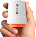 SUOCO Travel Vacuum Pump for Vacuum Storage Bags, Mini USB Rechargeable Portable Cordless Electric Pump for Compression Seal 