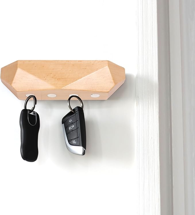 OCIOLI Key Holder Wall Mount Magnetic Key Holder Key Rack Key Hanger Key Hooks for Wall, Home Decor, House Decor, Apartment D