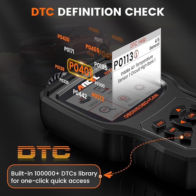 ANCEL AD530 OBD2 Scanner-Upgraded AD310, Car Code Reader for Check Engine Light, Full OBDII Scan Tool for Read & Clear Fault