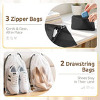 All-in-One 22 Pcs Packing Cubes for Travel Essentials –Includes Cubes,toothbrush covers，Silicone Bottle Cover,zipper bags, Ma