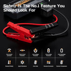 Povasee Car Battery Jump Starter 5000A Jump Box (All Gas/10L Diesel) Portable Car Jump Starter Battery Pack, 12V Jumper