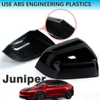 YHCDSEA Rearview Mirror Guard Cover for Tesla Model Y Juniper, Side Mirror Cover Exterior Accessories fit for Model Y Juniper 2025 2026 (Glossy Black)