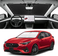 Custom Fit Windshield Sun Shade for Subaru Impreza 2017-2023, Blocks UV & Heat, Front Window Sunshade Accessories, Easy Fold & Store Keep Your Car Cooler