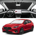 Custom Fit Windshield Sun Shade for Subaru Impreza 2017-2023, Blocks UV & Heat, Front Window Sunshade Accessories, Easy Fold & Store Keep Your Car Cooler