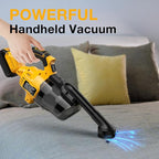 Cordless Vacuum Cleaner for Dewalt 20V MAX Battery, Handheld Vacuum Cleaner for Home Car Hardwood Floor Carpet, Portable Shop