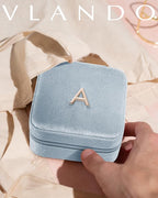 Vlando Teacher Must Haves, Personalized Initial Jewelry Case, Back to School Gift for Teacher, Teacher Appreciation Gifts, Te
