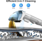 Carpet Cleaner Machine Upholstery - 450W Shampooer Portable for Couch Rug Sofa Car Seat Furniture Fabric Wet Vacuum Spot Hand