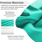 Car Leather Steering Wheel Cover - Panapi Material, Universal 14.5-15 Inch Leather Anti-Slip Breathable Auto Steering Wheel C