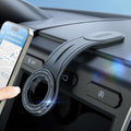 eSamcore for MagSafe Car Mount Detachable, Bendable Aluminum Arm Magnetic Phone Holder for Car【20 Strong Magnets】 Cell Phone Mount for Car Dash Fit iPhone 17 16 15 14 Pro Max Mini Mag Safe Accessories