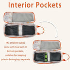 7 Pcs Compression Packing Cubes for Travel Luggage, Lightweight Suitcase Organizer Bags Set, Compression Packaging Cube for T
