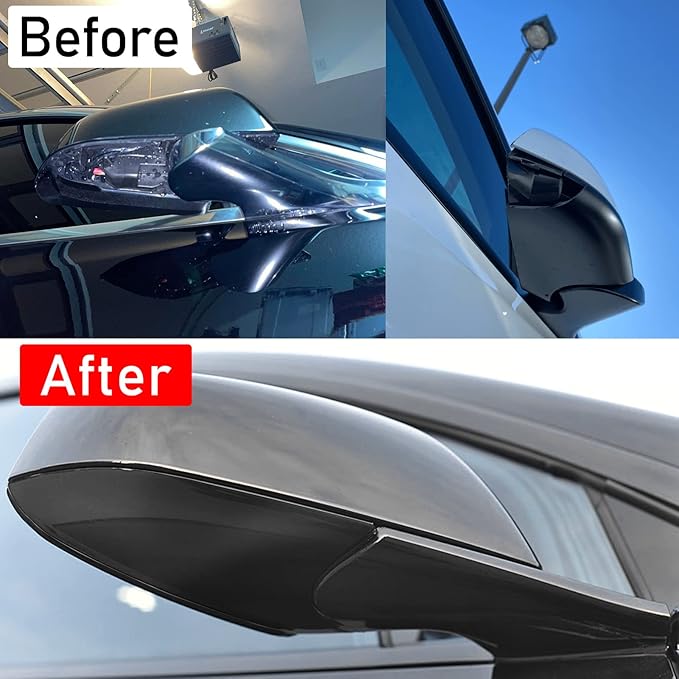 Jaronx Compatible With Tesla Model 3 Mirror Bottom Cover 2017-2025, Right Passenger Side Rearview Mirror Lower Base Cover Bottom Trim Replacement For Tesla Model 3 Accessories(Right)