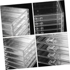 Makeup Organizer Box Desktop Jewelry Holder Acrylic Storage Cosmetics Display Compact Stylish