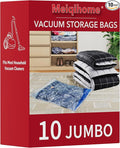MEIQIHOME Vacuum Storage Bags, Space Saver Sealer Bags,Vacuum seal bags for clothing, Pillows, Comforters, Blankets, Bedding,