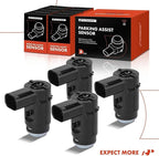 A-Premium 4-PC Rear PDC Reverse Backup Parking Aid Assist Sensor Compatible with Ford and Lincoln Models - F-150 F150 2009-2014, Mark LT 2010-2014, Replace# 9L3Z-15K859-D
