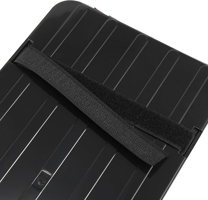 X AUTOHAUX Brown Universal Car Sun Visor Organizer Sunglasses Case Storage Pocket Hook and Loop Tape ABS PU Leather for SUV RV Truck