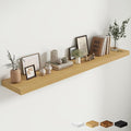 Fun Memories 72 Inch Fireplace Mantel Shelf, 12 Inch Deep Shelves for Display & Wall Storage, Rustic Wood Wall Shelf, Extra L