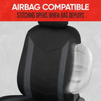 Motor Trend SpillGuard 2 Charcoal Gray Seat Covers for Cars & Seat Covers for Trucks - Neoprene Waterproof Car Seat Covers Fr