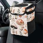 Car Trash Can – Multi-Purpose, Lightweight and Portable with Durable Water-Resistant Coating, No Installation Required, Practical and Ample Capacity, Variety of Colors.Mushroom