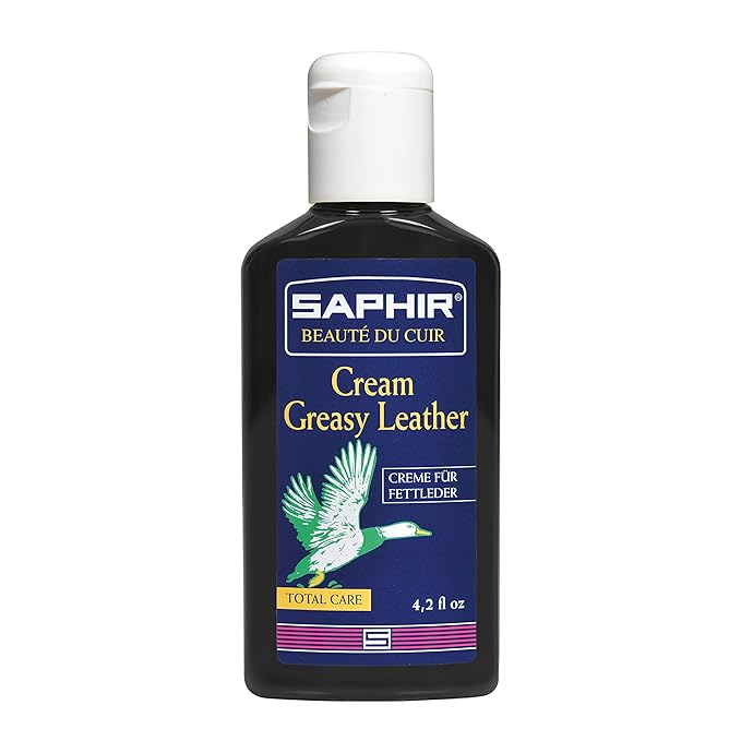 SAPHIR Cream Polish for Conditioning Greasy, Oiled Leather Shoes & Boots