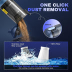 Saker Car Vacuum Portable Cordless 20000Pa Suction Power 4 in 1 Handheld Vacuum with LED Light Type-C Portable Mini Vacuums f